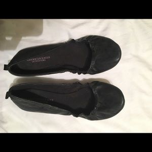AEO black banana flats